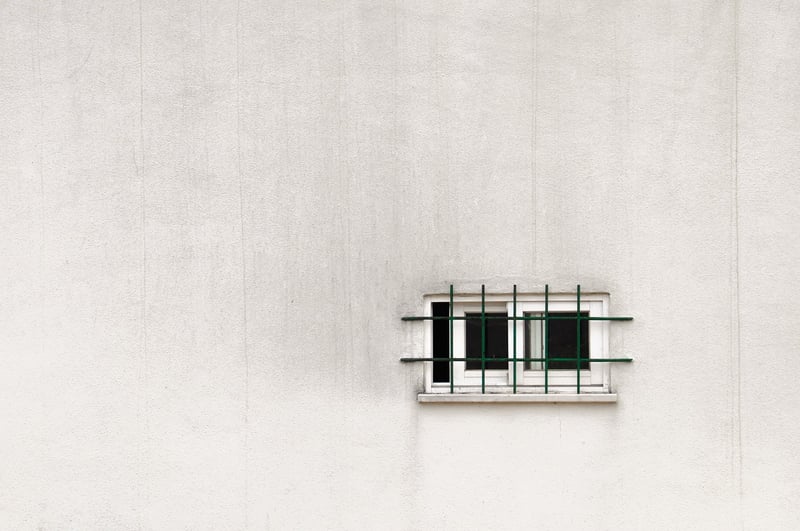 Vintage window frame wall decor